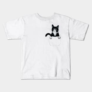 cat in your pocket Kids T-Shirt